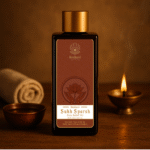 Keshavi sukh sparsh bottlw with diya and muslin cloth wrap
